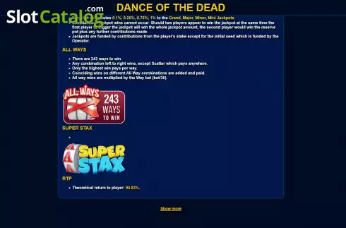 Οθόνη7. Dance of the Dead Κουλοχέρης 