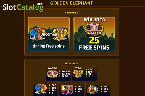 Οθόνη5. Golden Elephant (Ready Play Gaming) Κουλοχέρης