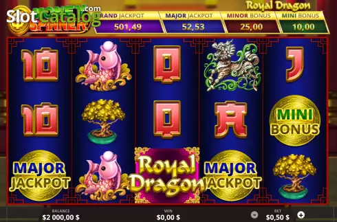 Οθόνη2. Royal Dragon (Ready Play Gaming) Κουλοχέρης