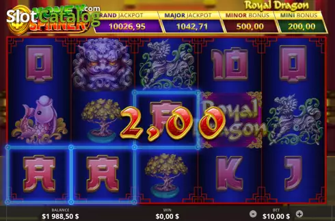 Οθόνη3. Royal Dragon (Ready Play Gaming) Κουλοχέρης