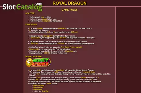 Οθόνη7. Royal Dragon (Ready Play Gaming) Κουλοχέρης