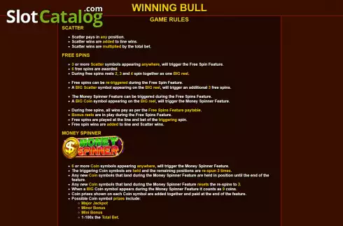 Οθόνη7. Winning Bull Κουλοχέρης 