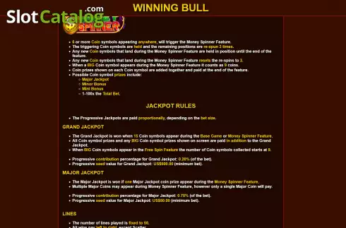 Οθόνη8. Winning Bull Κουλοχέρης 