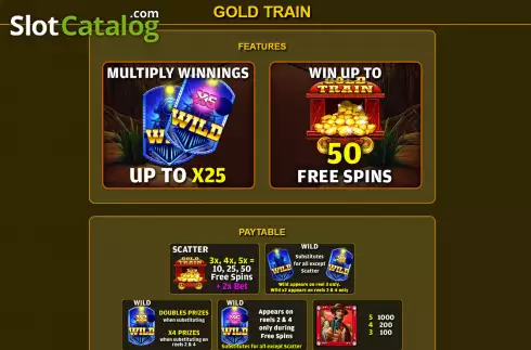 Οθόνη5. Gold Train (Ready Play Gaming) Κουλοχέρης