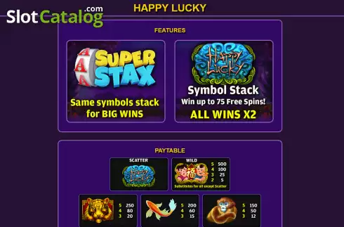 Οθόνη5. Happy Lucky (Ready Play Gaming) Κουλοχέρης 