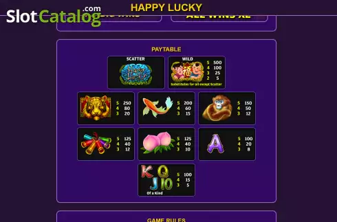 Οθόνη6. Happy Lucky (Ready Play Gaming) Κουλοχέρης 