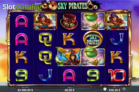 Οθόνη2. Sky Pirates (Ready Play Gaming) Κουλοχέρης