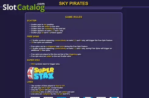 Οθόνη7. Sky Pirates (Ready Play Gaming) Κουλοχέρης