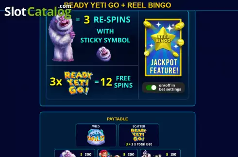 Οθόνη5. Ready Yeti Go Κουλοχέρης