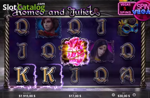Οθόνη4. Romeo and Juliet (Ready Play Gaming) Κουλοχέρης