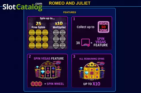 Οθόνη5. Romeo and Juliet (Ready Play Gaming) Κουλοχέρης