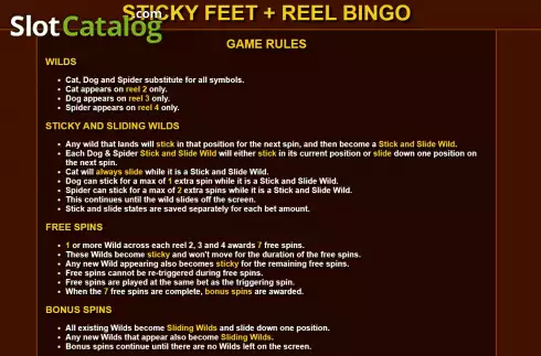 Οθόνη8. Sticky Feet Κουλοχέρης