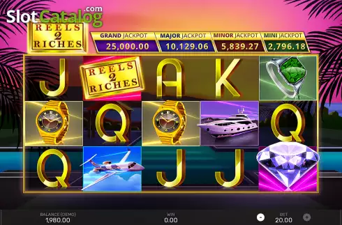 Οθόνη2. Reels To Riches Κουλοχέρης