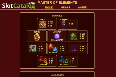 Οθόνη7. Master of Elements Κουλοχέρης