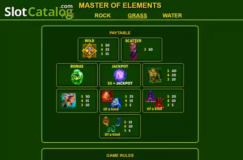 Οθόνη8. Master of Elements Κουλοχέρης
