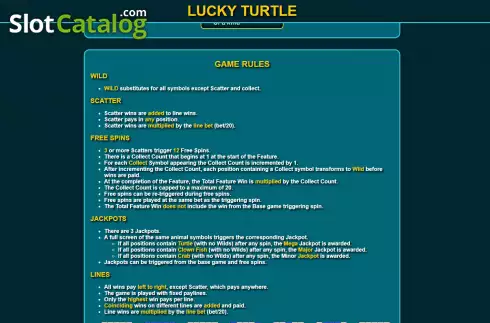 Οθόνη7. Lucky Turtle (Ready Play Gaming) Κουλοχέρης
