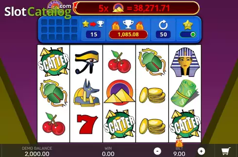 Οθόνη2. Pyramids of Cash with Reel Bingo Κουλοχέρης