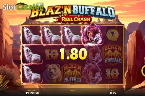 Οθόνη3. Blaz'n Buffalo Reel Crash Κουλοχέρης 