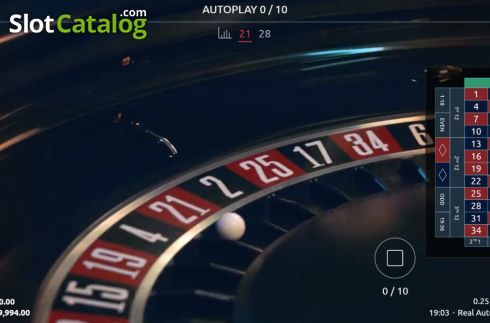 Οθόνη4. Real Auto Roulette Κουλοχέρης
