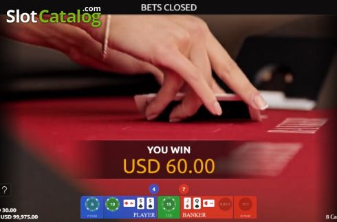 Οθόνη5. Real Baccarat With Sarati Κουλοχέρης