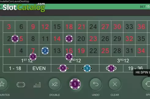 Οθόνη3. Real Roulette con Laura Κουλοχέρης 