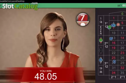 Οθόνη7. Real Roulette con Laura Κουλοχέρης 