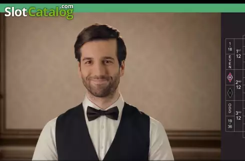 Οθόνη3. Real Roulette con Tomas Κουλοχέρης