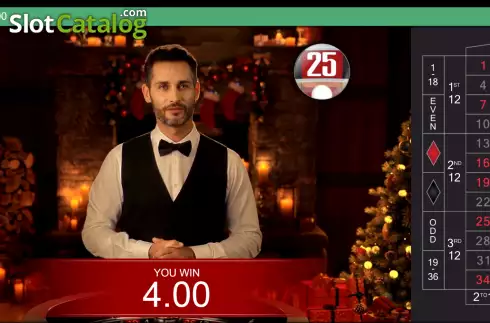 Οθόνη4. Real Christmas Roulette Κουλοχέρης