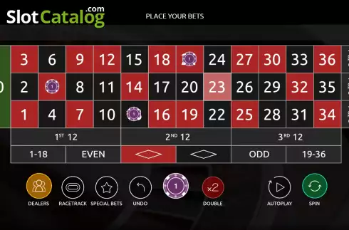 Οθόνη3. Dealers Club Roulette Κουλοχέρης