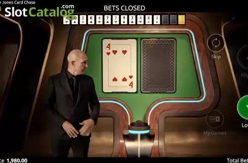 Οθόνη4. Vinnie Jones Card Chase Κουλοχέρης