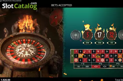 Οθόνη2. Vikings Multifire Roulette Κουλοχέρης