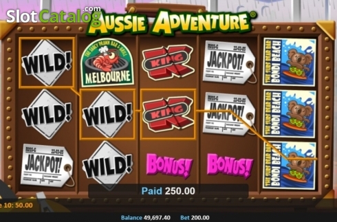 Οθόνη5. Aussie Adventure Κουλοχέρης