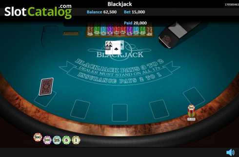 Οθόνη4. Blackjack 5 Hands Κουλοχέρης