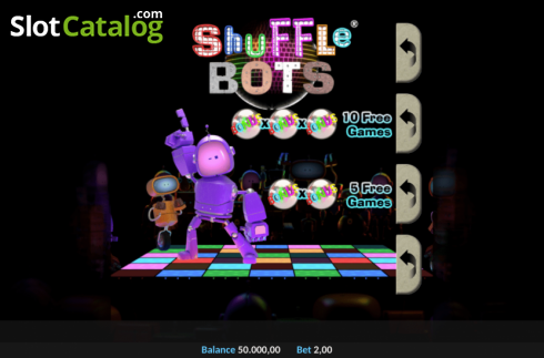 Οθόνη2. Shuffle Bots Pull Tab Κουλοχέρης