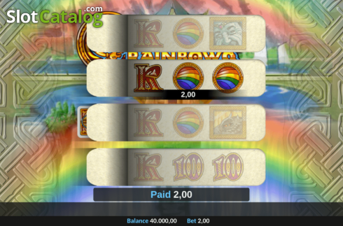 Οθόνη3. Cashing Rainbows Pull Tab Κουλοχέρης