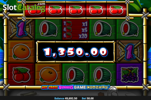 Οθόνη5. Hot Cross Bunnies Game Changer Κουλοχέρης