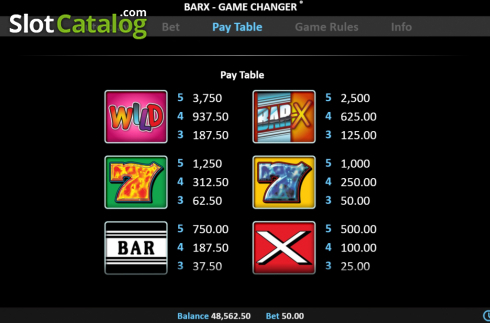 Οθόνη7. Bar-X Game Changer Κουλοχέρης