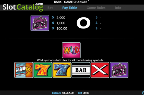 Οθόνη8. Bar-X Game Changer Κουλοχέρης