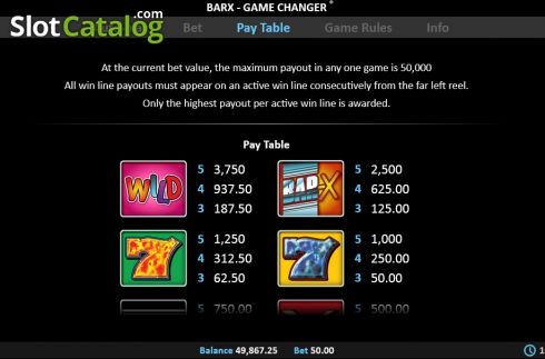 Οθόνη6. Super Bar-X Game Changer Κουλοχέρης