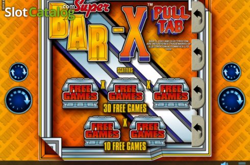 Οθόνη2. Super Bar-X Pull Tab Κουλοχέρης