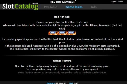 Οθόνη8. Red Hot Gambler Κουλοχέρης