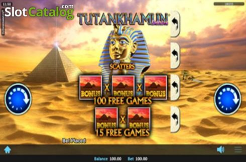Οθόνη3. Tutankhamun Pull Tab Κουλοχέρης 