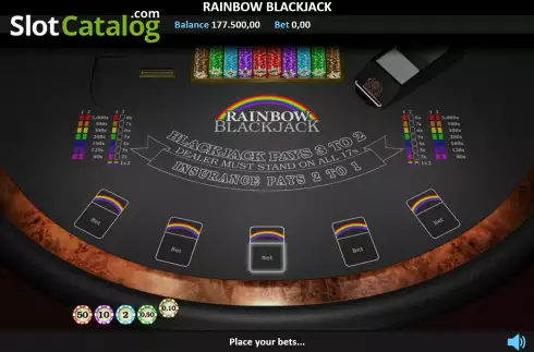 Οθόνη3. Rainbow Blackjack Κουλοχέρης
