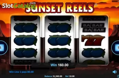 Οθόνη3. Sunset Reels Κουλοχέρης
