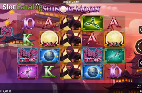 Οθόνη4. Shinobi Moon Κουλοχέρης 