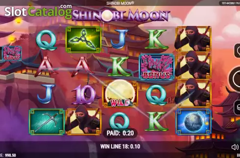Οθόνη5. Shinobi Moon Κουλοχέρης 