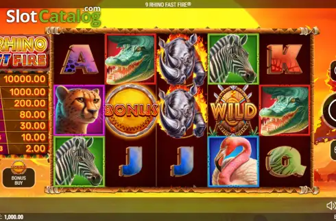 Οθόνη2. 9 Rhino Fast Fire Κουλοχέρης