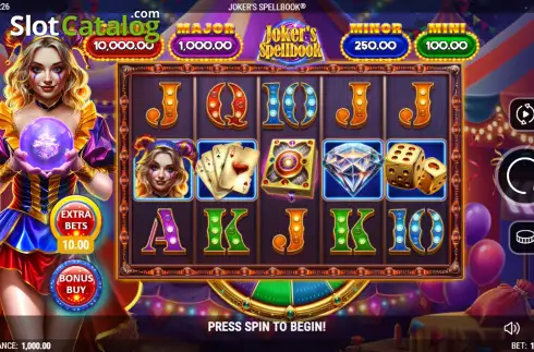 Οθόνη2. Joker’s Spellbook Κουλοχέρης