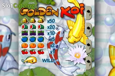 Golden Koi Pull Tab Λογότυπο Golden Koi Pull Tab Λογότυπο