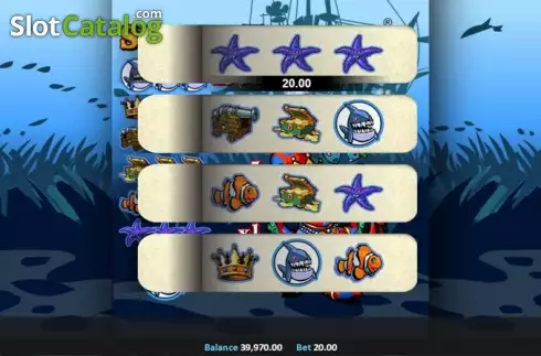 Οθόνη 2. Sunken Treasure Pull Tab Κουλοχέρης
